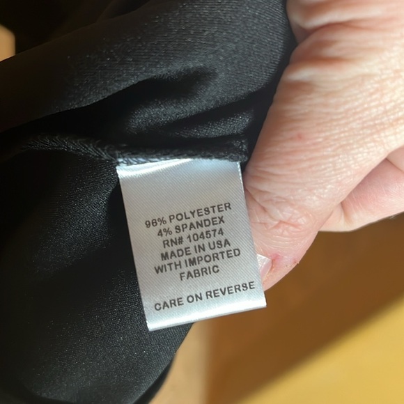 THE VANITY ROOM Sleeveless V Neck Fit & Flare Black Dress Size Small - Picture 7 of 9